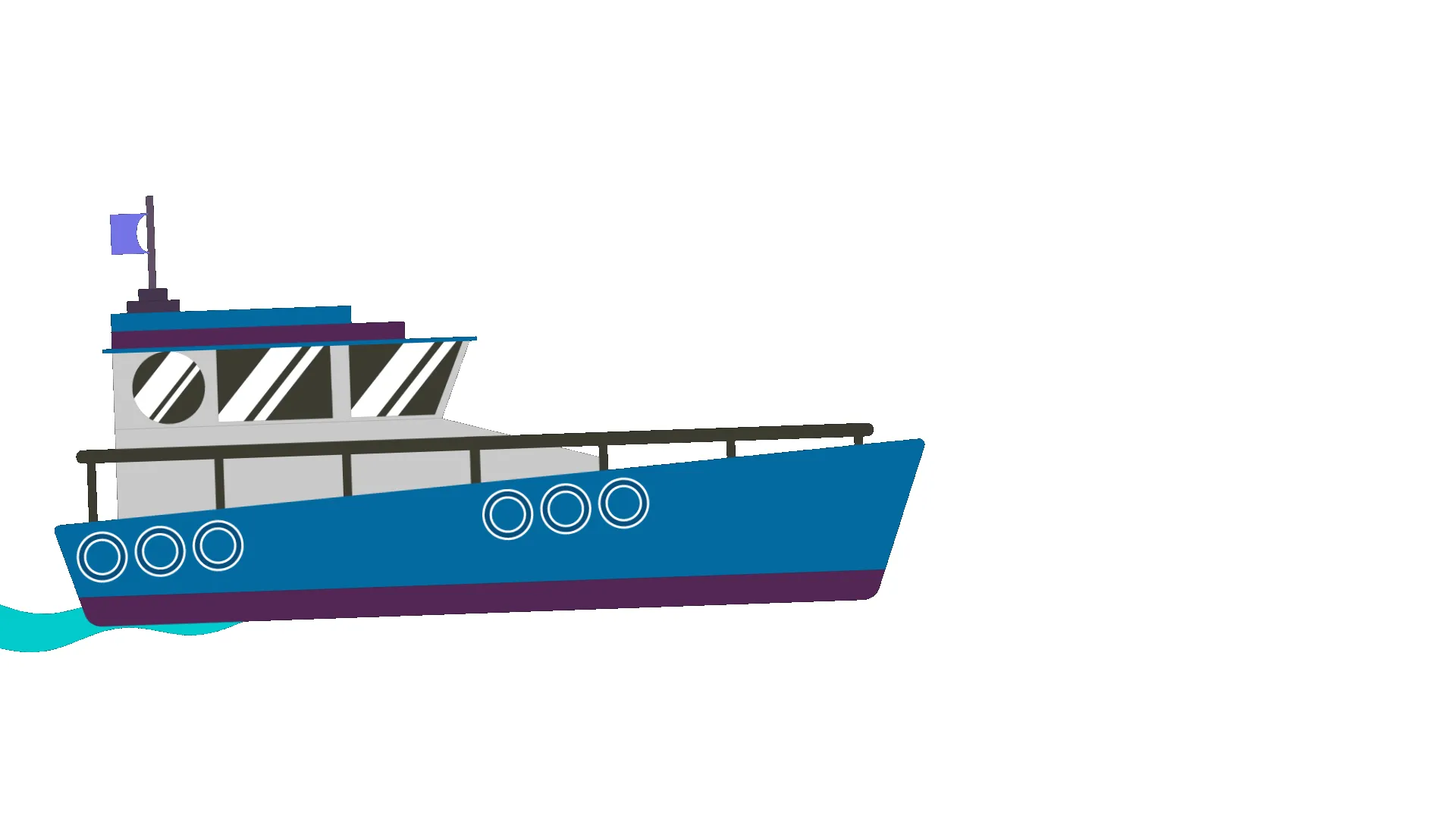 Showcase Free Fishing Boat Animation | Download Animated Video | Pixominia